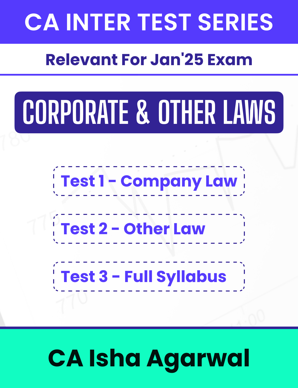 CA Inter Law Test Series